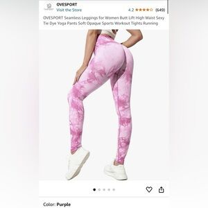 OVESPORT Seamless Leggings for Women